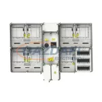   CSATÁRI PLAST PVTCS 2-3 Á-V+KFM Egy felhasználási helyes M63A, két-három felhasználási helyes M63A és V32A csoportos mérés rendszer, felületre szerelt kivitelben, túlfeszültség levezetővel, tűzeseti leválasztóval