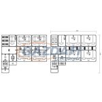   CSATÁRI PLAST PVTCS 4 Á-V+KFM Négy felhasználási helyes M63A és V32A csoportos mérés rendszer, felületre szerelt kivitelben, túlfeszültség levezetővel, tűzeseti leválasztóval