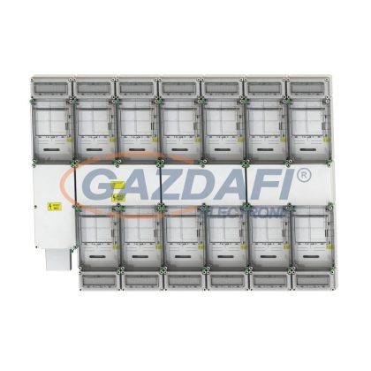   CSATÁRI PLAST PVTCS 13-SZ Öt-tizenhárom felhasználási helyes M63A vagy M63A és V32A csoportos mérés, szinti mérőcsoport rendszer, felületre szerelt kivitelben