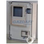   CSATÁRI PLAST PVT 3045 egyfázisú (H) tarifás fogyasztásmérő EM ablakkal, kulcsos zárral, 300x450x170mm