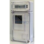   CSATÁRI PLAST PVT 3045 ÁK12–F 1-3F fogyasztásmérő EM ablakkal, kulcsos zárral+kismeg.sz., 300x600x170mm