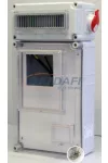 CSATÁRI PLAST PVT EON 3045 ÁK12–FD-AM fogyasztásmérő EM ablakkal, kulcsos zárral+kism.+2x230V, 300x600x170mm, alsó maszkkal