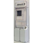   CSATÁRI PLAST PVT EON 3045 FO2– F12 ÁK-AM fogyasztásmérő EM ablakkal, kulcsos zárral, kábelfo+kism, 300x900x170mm, alsó maszkkal
