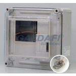  CSATÁRI PLAST PVT 3030–1Fm egyfázisú fogyasztásmérő EM ablakkal, kulcsos zárral, 300x300x170mm
