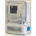   CSATÁRI PLAST PVT 3030 ÁK12–AD 1F fogyasztásmérő EM ablakkal, kulcsos zárral+kism.+2x230V , 300x450x170mm