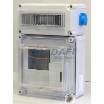   CSATÁRI PLAST PVT EON 3030 ÁK12–F Fi-AM fogyasztásmérő EM ablakkal, kulcsos zárral+kism.komplett, 300x450x170mm, alsó maszkkal