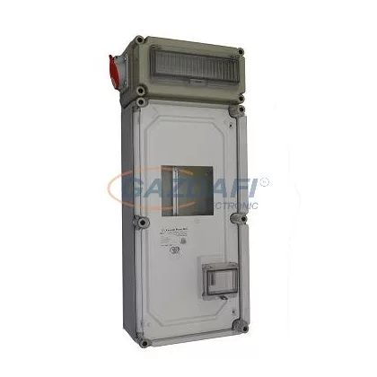   CSATÁRI PLAST PVT EON 3060 ÁK12–F Fi-AM fogyasztásmérő EM ablakkal, kulcsos zárral+kism.komplett, 300x750x170mm, alsó maszkkal