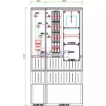   CSATÁRI PLAST PVT K-L EON 100S3, Áramváltós mérőhely, 930x250mm