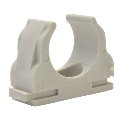 TRACON CSS-20 Csőrögzítő, sorolható klipsz D=20mm, PP