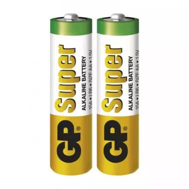 GP Super 15A LR6 AA méretű 1,5 V alkáli elem