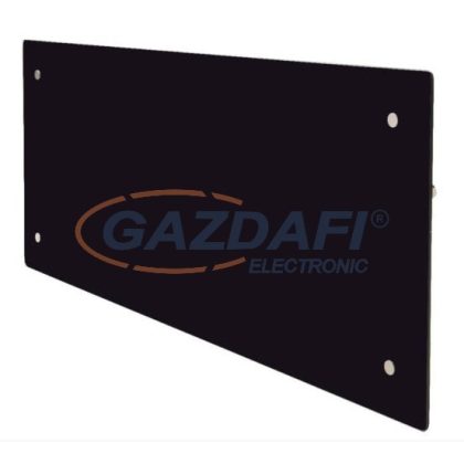   Adax Clea Wifi CW06B fűtőpanel, 34x68 cm, fekete edzett üveg előlap, 600 W