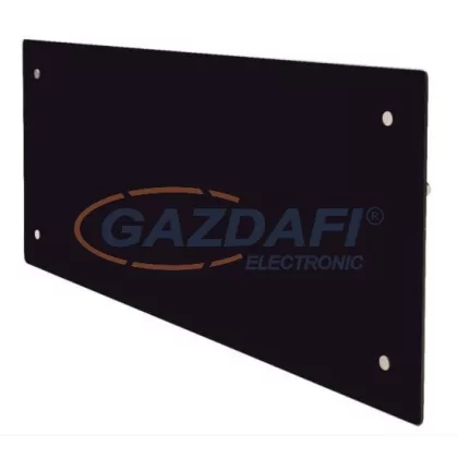   Adax Clea Wifi CW08B fűtőpanel, 34x76 cm, fekete edzett üveg előlap, 800 W
