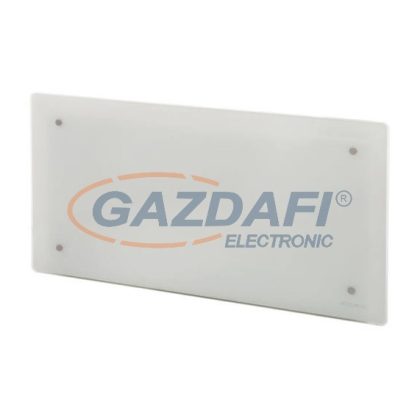   Adax Clea Wifi CW10W fűtőpanel, 34x85 cm, fehér edzett üveg előlap, 1000 W