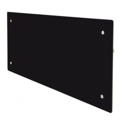   Adax Clea Wifi CW12B fűtőpanel, 34x103 cm, fekete edzett üveg előlap, 1200 W