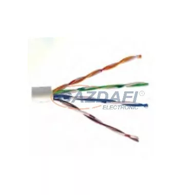 Cat6 hálózati kábel, 1000Mbit/s, szürke, 305m tekercs