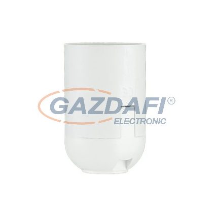   PAWBOL D.3005B izzófoglalat, műanyag, E27, 60W, fehér, 230V