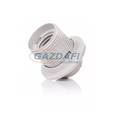 PAWBOL D.3027B csillárfoglalat, műanyag, E14, 60W, fehér, 230V