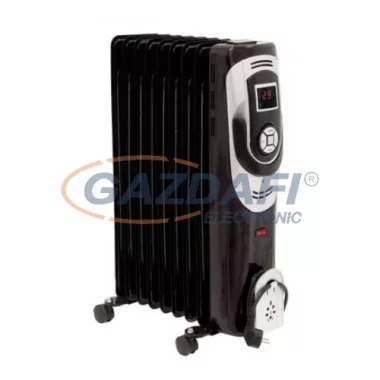 DESCON DA-J2051FD Olajradiátor 2000W + ventilátor, LCD kijelzővel DESCON DA-J2051FD Olajradiátor 2000W + ventilátor, LCD kijelzővel