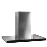   DAVOLINE 801012121 Davoline - Páraelszívó SQUARE sziget 90 cm fekete üveg előlappal