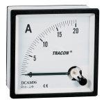   TRACON DCAM48-0,02 Analóg egyenáramú ampermérő közvetlen méréshez 48×48mm, 20mA DC