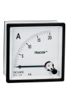 TRACON DCAM72-5 Analóg egyenáramú ampermérő közvetlen méréshez 72×72mm, 5A DC