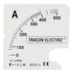   TRACON DCVMS-100 Sínre pattintható analóg egyenáramú voltmérő 100V DC
