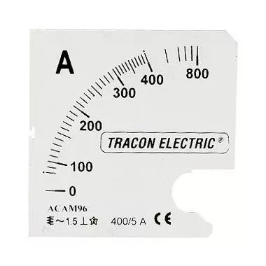 TRACON DCVMS-250 Sínre pattintható analóg egyenáramú voltmérő 250V DC