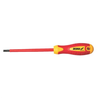 DEDRA 06B001 Szigetelt lapos csavarhúzó 2.5x75mm