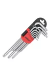 DEDRA 06F221 Hosszú torx kulcsok T10-T50 készlet 9db CRV