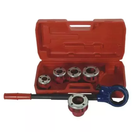 DEDRA 07A78 Csőmenetmetsző készlet, 3/8", 1/2", 3/4", 1", 1 1/4"