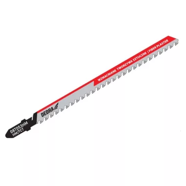 DEDRA 08T053HM Pengék dekopírfűrészhez 132/106mm, üveggyapot, HCS, T, 2db