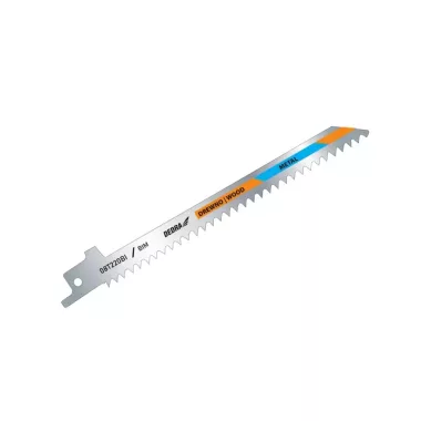 DEDRA 08T220BI Fűrészlapok szablyafűrészhez 150/125mm, fa+fémalkatrész, BIM, 2db
