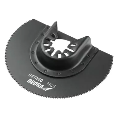 DEDRA 08T400 Félkör fűrésztárcsa fához, HCS, átmérő: 87mm