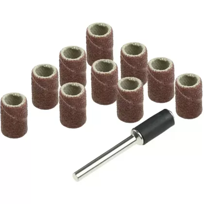   DEDRA 08T600 Csiszolószalag 6.3mm,K60,K120, készlet 11db, (10+1 szár 3,2mm)