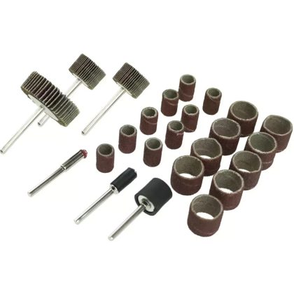   DEDRA 08T609 Lamellás csiszolók és csiszolószalagok, készlet 24db