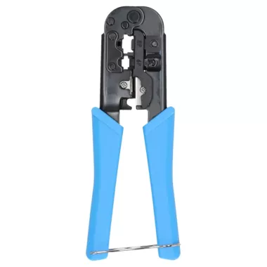 DEDRA 1268 Sajtolószerszám telefonhálózathoz, RJ45, RJ12, RJ11, 4P4C, 4P2C+izoláció eltávolító