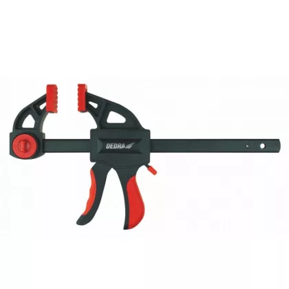 DEDRA 12A027 Asztali gyorsszorító pisztoly, nylon 610x72
