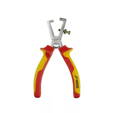 DEDRA 12V56 Huzalcsupaszító fogó 160mm VDE