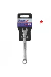DEDRA 1457P Csillag-villás kulcs CrV 23mm PVC tartóval