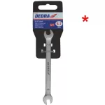   DEDRA 1482P Lapos kulcs, kétoldalas CrV 25x28 mm, PVC tartóval