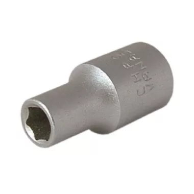 DEDRA 17A106Z Hatlapú 1/4" dugókulcs 6,0mm, PVC tartóval