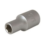   DEDRA 17A111Z Hatlapú 1/4" dugókulcs 11,0mm, PVC tartóval