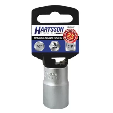 DEDRA 17C319Z 12 szögletű 1/2" dugókulcs 19mm, PVC tartóval