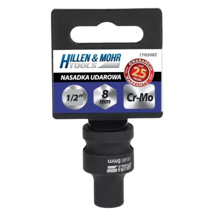   DEDRA 17N308Z Ütvecsavarozó toldat 1/2", 8x38mm, Cr-Mo acél