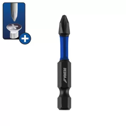   DEDRA 18A62PH30-02 Ütvecsavarozó végek Phillips PH3x50mm,2db