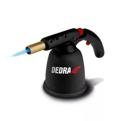   DEDRA 31A010 Gázos forrasztólámpa PIEZO gyújtással, műanyag ház