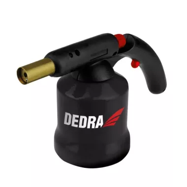DEDRA 31A020 Gázos forrasztólámpa PIEZO gyújtással, fém ház