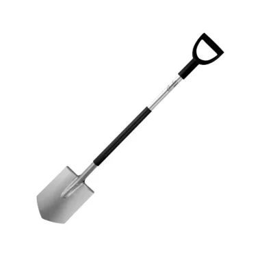 DEDRA 80B003 'Hegyes ásó fém nyél, D típusú műanyag fogantyú, 122cm