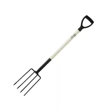 DEDRA 80C017 Ásó villa, fa nyél, D típusú műanyag fogantyú 120cm