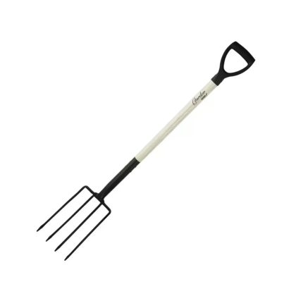   DEDRA 80C017 Ásó villa, fa nyél, D típusú műanyag fogantyú 120cm